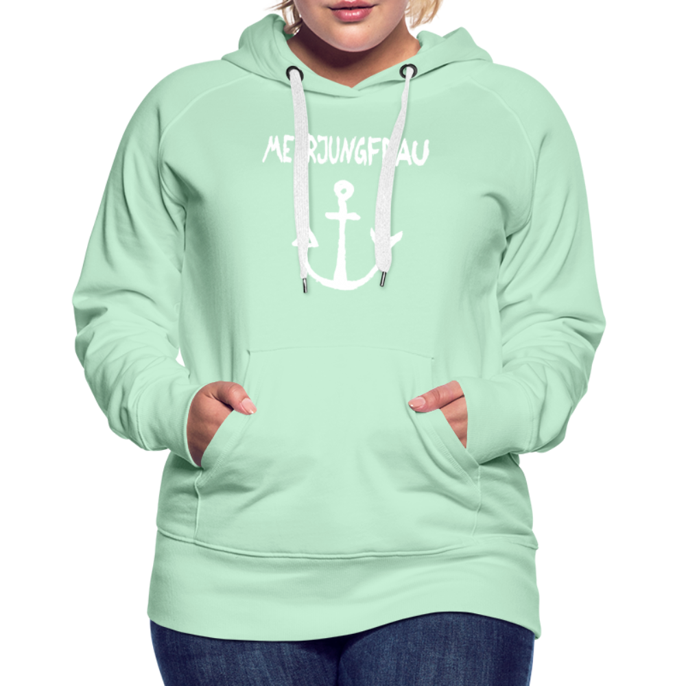 Mädels Hoodie | NORDLICHT - helles Mintgrün