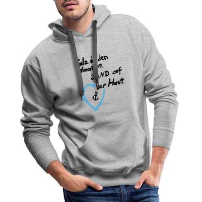 Kerle Hoodie | SALZ IN DEN HAAREN - Grau meliert