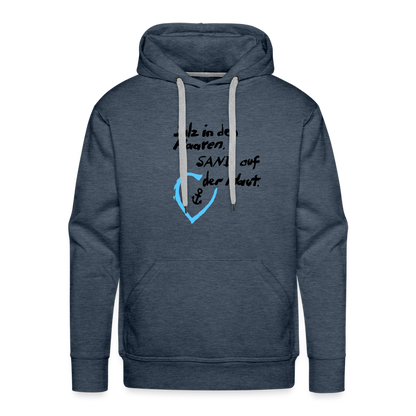 Kerle Hoodie | SALZ IN DEN HAAREN - Jeansblau