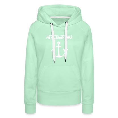 Mädels Hoodie | NORDLICHT - helles Mintgrün