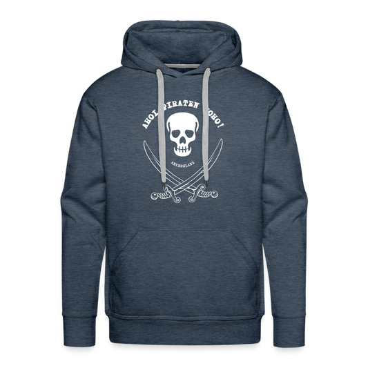 Kerle Hoodie | AHOI PIRATEN - Jeansblau