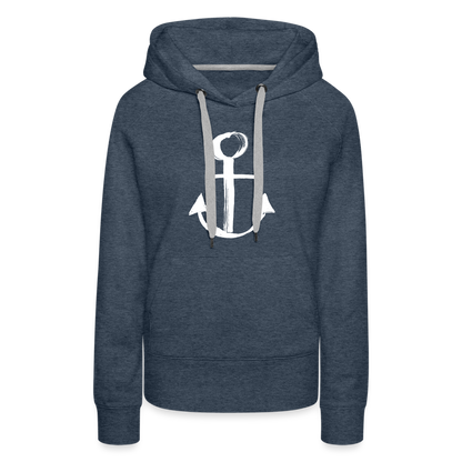 Mädels Hoodie | STRANDANKER - Jeansblau