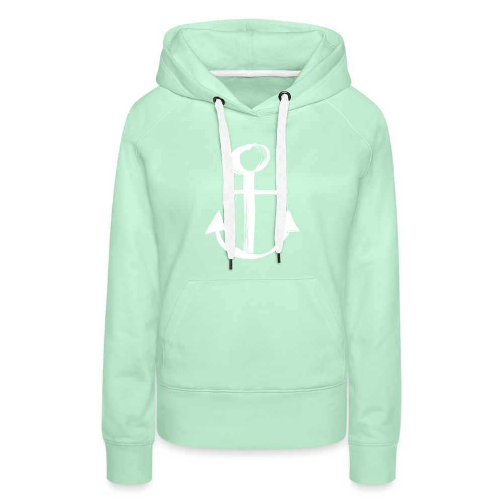 Mädels Hoodie | STRANDANKER - helles Mintgrün