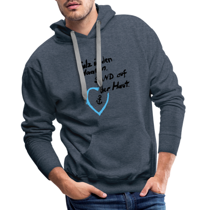 Kerle Hoodie | SALZ IN DEN HAAREN - Jeansblau