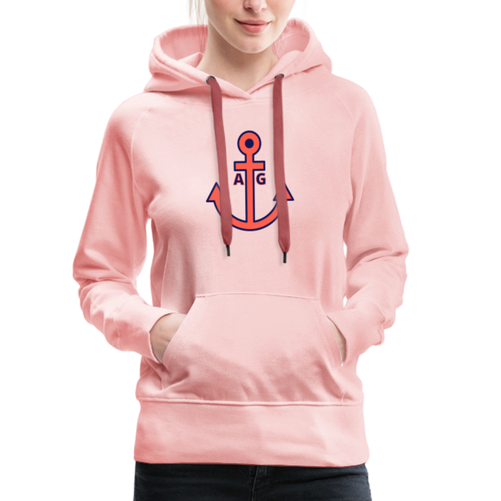 Mädels Hoodie | ANKERGLANZ - Kristallrosa