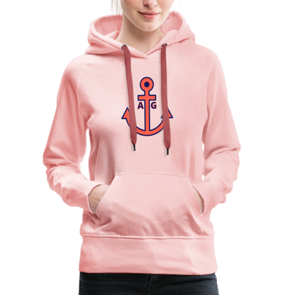 Mädels Hoodie | ANKERGLANZ - Kristallrosa