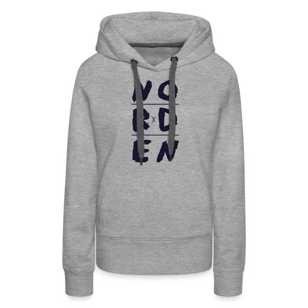 Mädels Hoodie | NORDEN - Grau meliert