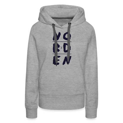 Mädels Hoodie | NORDEN - Grau meliert