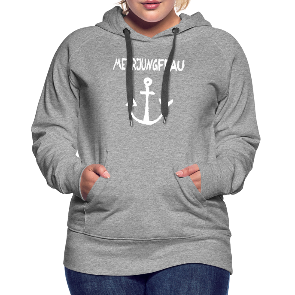 Mädels Hoodie | NORDLICHT - Grau meliert