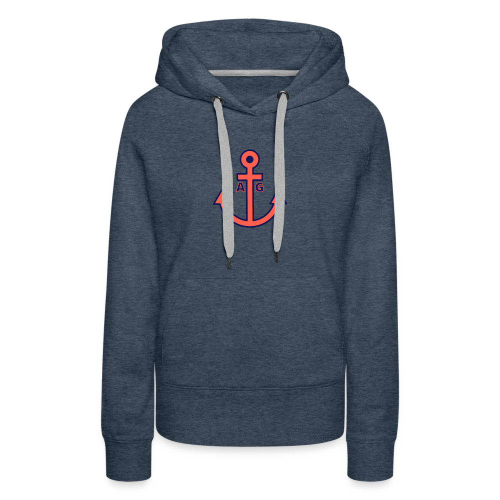 Mädels Hoodie | ANKERGLANZ - Jeansblau