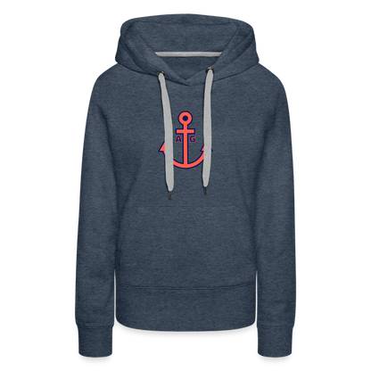 Mädels Hoodie | ANKERGLANZ - Jeansblau