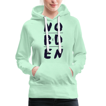 Mädels Hoodie | NORDEN - helles Mintgrün