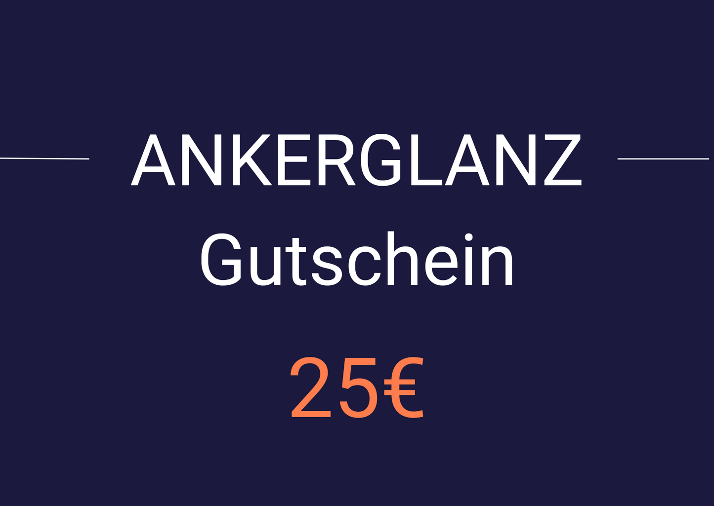 Ankerglanz Gutschein